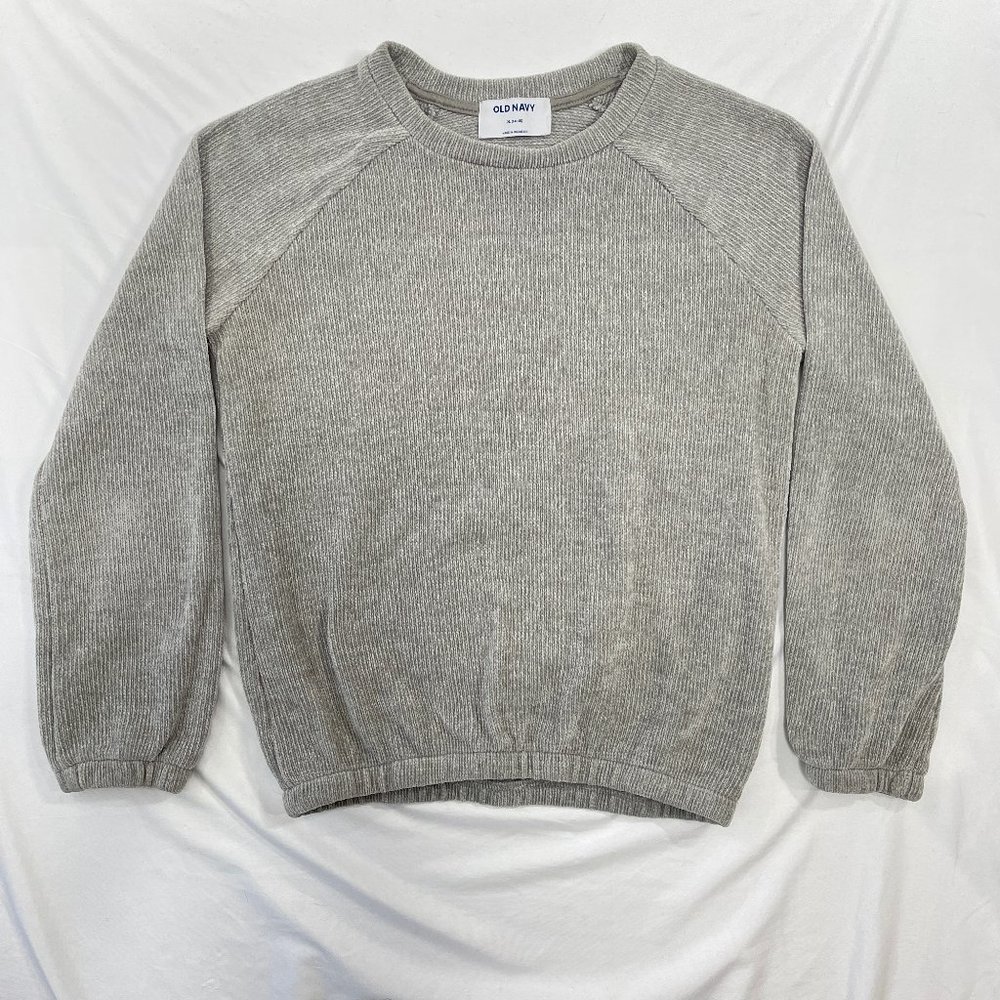 Old Navy Plush Chenille Raglan Sweater for Girls Size XL (14-16) Polyester